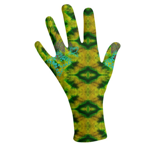 Lycra Gloves (Unisex)(WindSong Flower) RJSTH@Fabric#10 RJSTHS2023 RJS