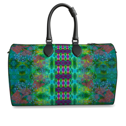 Leather Duffel Bag (WindSong Flower) RJSTH@Fabric #11 RJSTHS2021 RJS