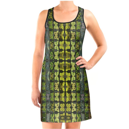 Scuba (Halter) Dress (Her/They)(Butterfly Glade Tree Link Pride Stripes) RJSTHS2022 RJS