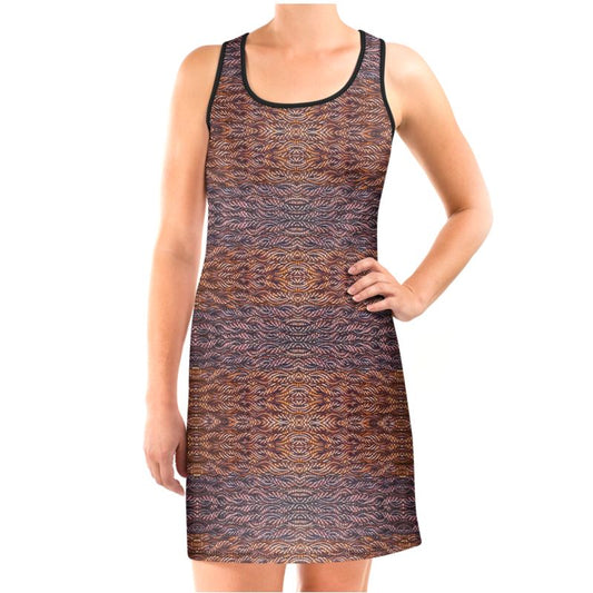 Scuba (Halter) Dress (Her/They)(Grail Hearth Core Copper Fabric) RJSTHS2022 RJS
