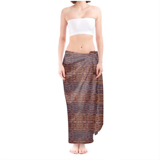 Sarong (Unisex)(Grail Hearth Core Copper Fabric) RJSTHS2022 RJS