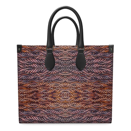 Leather Shopper Bag (Grail Hearth Core Copper Fabric) RJSTHS2022 RJS