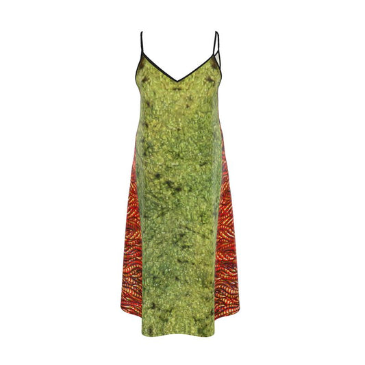 Long Slip Dress (Her/Muliebris)(Grail Hearth Core Orange Logo@Alchemic) RJSTH@Fabric#2 RJSTHW2023 RJS