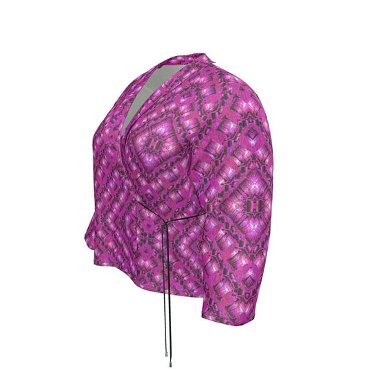 Wrap Blazer (Her/Muliebris)(Sugar Stick Twirl {Elder Gift} Cuffs & Pink Logo@Alchemic) RJSTHW2023 RJS