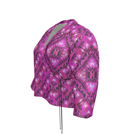 Wrap Blazer (Her/Muliebris)(Sugar Stick Twirl {Elder Gift} Cuffs & Pink Logo@Alchemic) RJSTHW2023 RJS