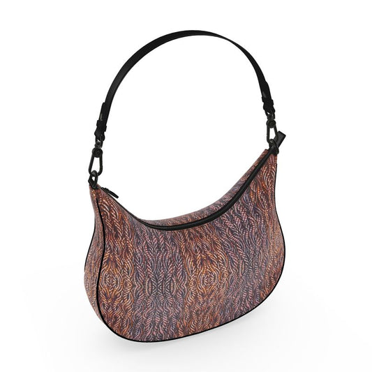 Leather Curve Hobo Bag (Grail Hearth Core Copper Fabric) RJSTHw2023 RJS