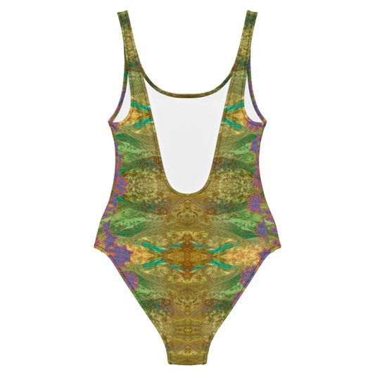 Swimsuit One-Piece (Her/Muliebris)(Grail Night Flower Pollen Dapple) RJSTH@Fabric#6 RJSTHS2021 RJS
