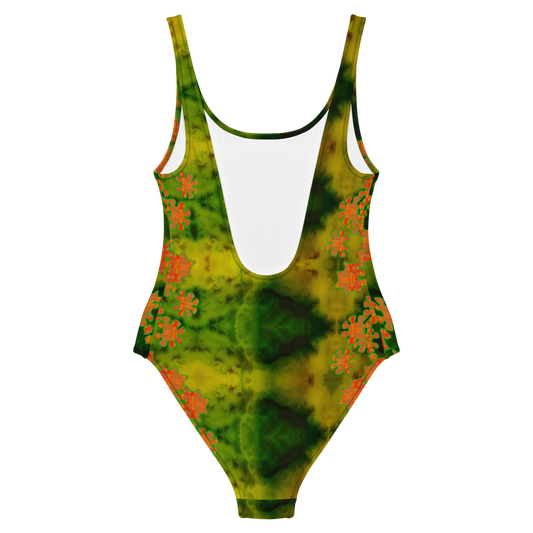 Swimsuit One-Piece (Her/Muliebris)(Grail Night Flower Pollen Dapple) RJSTH@Fabric#3 RJSTHS2021 RJS