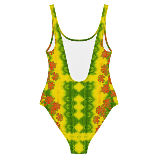 Swimsuit One-Piece (Her/Muliebris)(Grail Night Flower Pollen Dapple) RJSTH@Fabric#1 RJSTHS2021 RJS