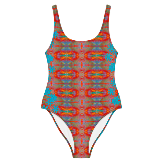Swimsuit One-Piece (Her/They)(Grail Night Flower Pollen Dapple) RJSTH@Fabric#12 RJSTHS2021 RJS