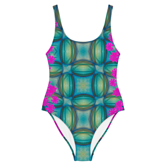 Swimsuit One-Piece (Her/They)(Grail Night Flower Pollen Dapple) RJSTH@Fabric#9 RJSTHS2021 RJS