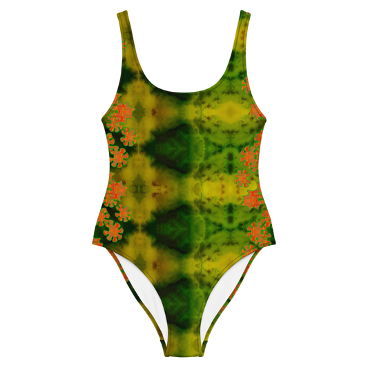 Swimsuit One-Piece (Her/They)(Grail Night Flower Pollen Dapple) RJSTH@Fabric#3 RJSTHS2021 RJS