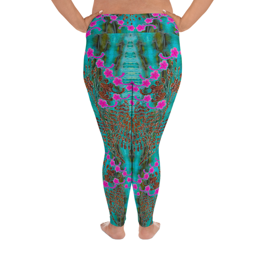 Leggings (Plus Size)(WindSong Flower) RJSTH@Fabric#8 RJSTHW2021 RJS