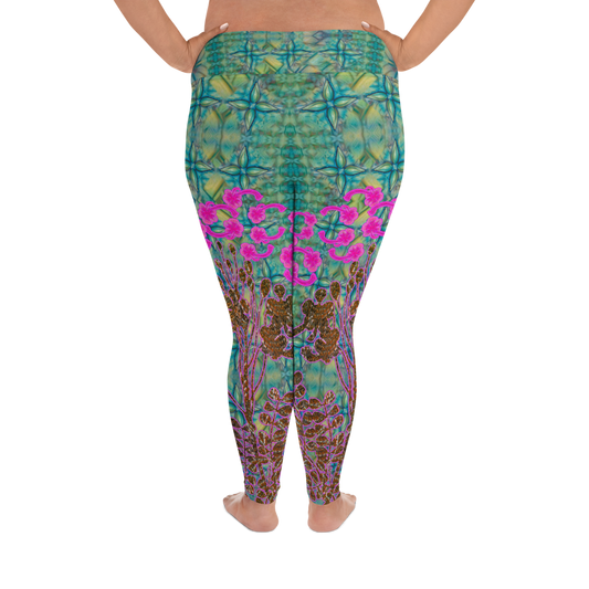 Leggings (Plus Size)(WindSong Flower) RJSTH@Fabric#9 RJSTHW2021 RJS