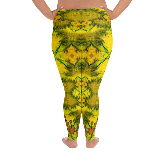 Leggings (Plus Size)(Grail Night Flower) RJSTH@Fabric#1 RJSTHs2020 RJS