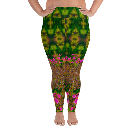 Leggings (Plus Size)(WindSong Flower) RJSTH@Fabric#7 RJSTHW2021 RJS