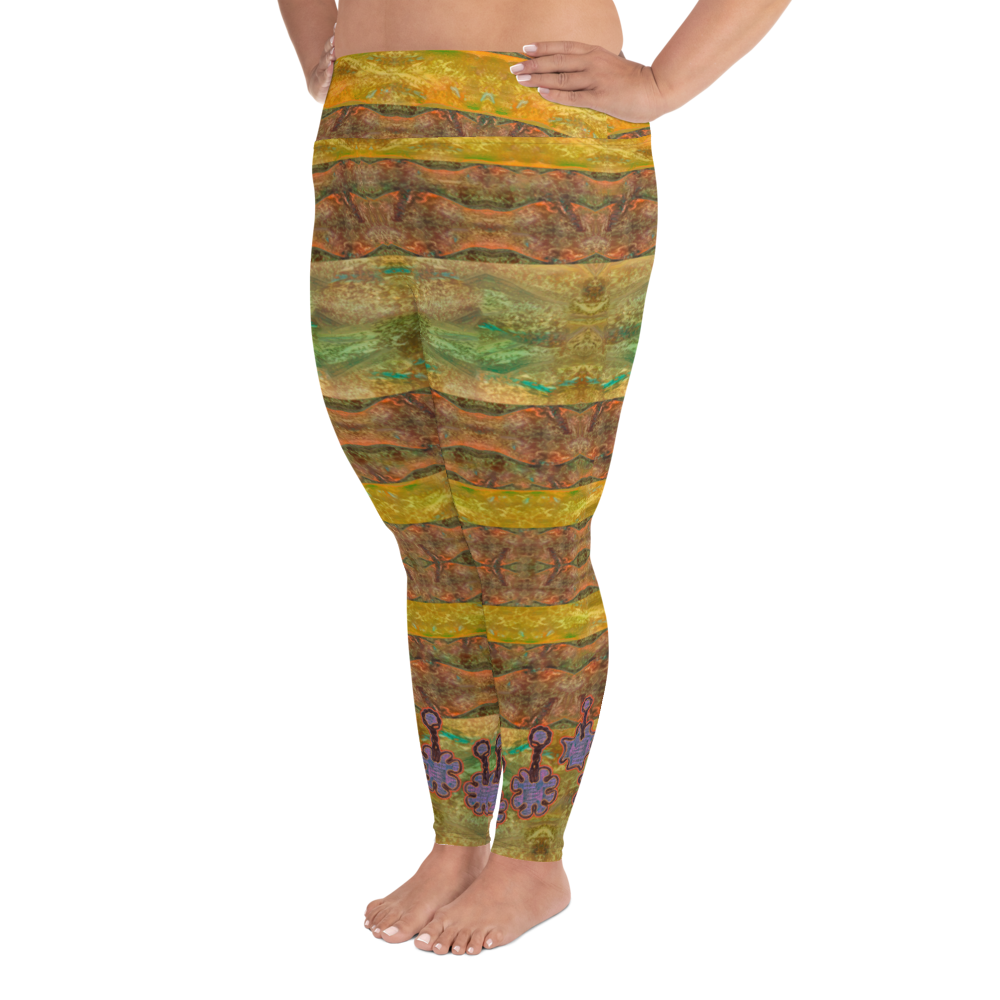 Leggings (Plus Size)(Grail Night Flower) RJSTH@Fabric#6 RJSTHs2020 RJS