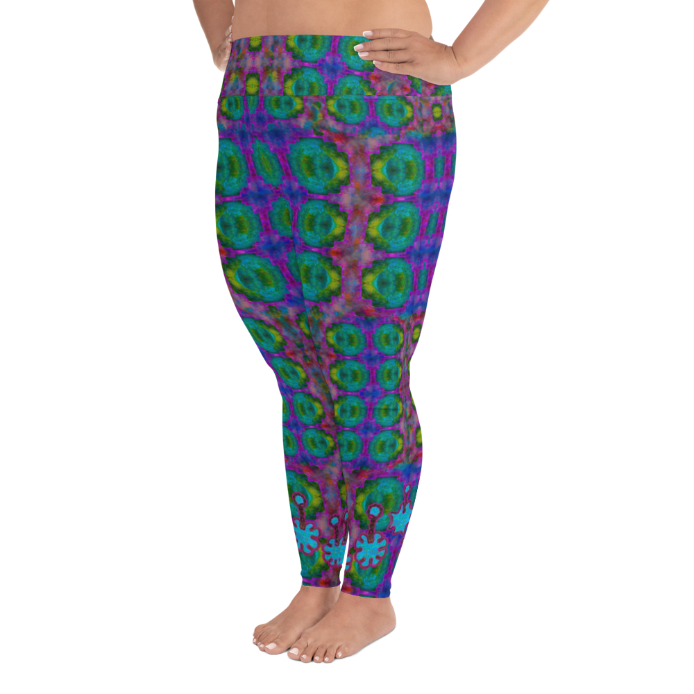 Leggings (Plus Size)(Grail Night Flower) RJSTH@Fabric#11 RJSTHs2020 RJS