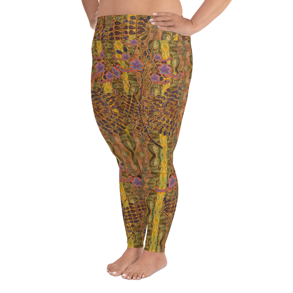 Leggings (Plus Size)(WindSong Flower) RJSTH@Fabric#6 RJSTHW2021 RJS