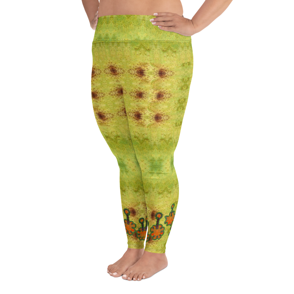 Leggings (Plus Size)(Grail Night Flower) RJSTH@Fabric#2 RJSTHs2020 RJS