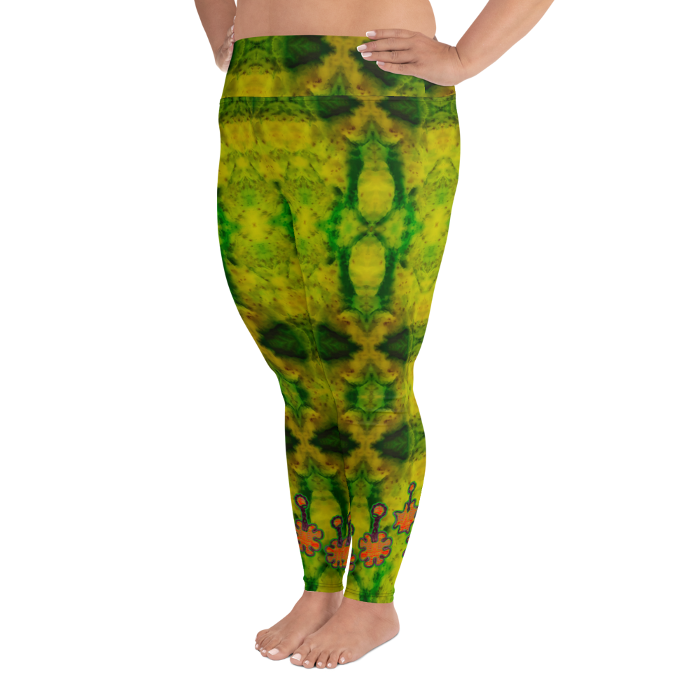 Leggings (Plus Size)(Grail Night Flower) RJSTH@Fabric#3 RJSTHs2020 RJS