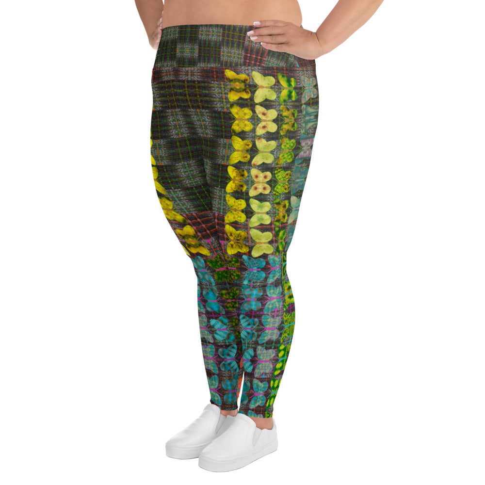 Leggings (Plus Size)(Butterfly Glade Tree Link Pride Stripes) RJSTHS2022 RJS