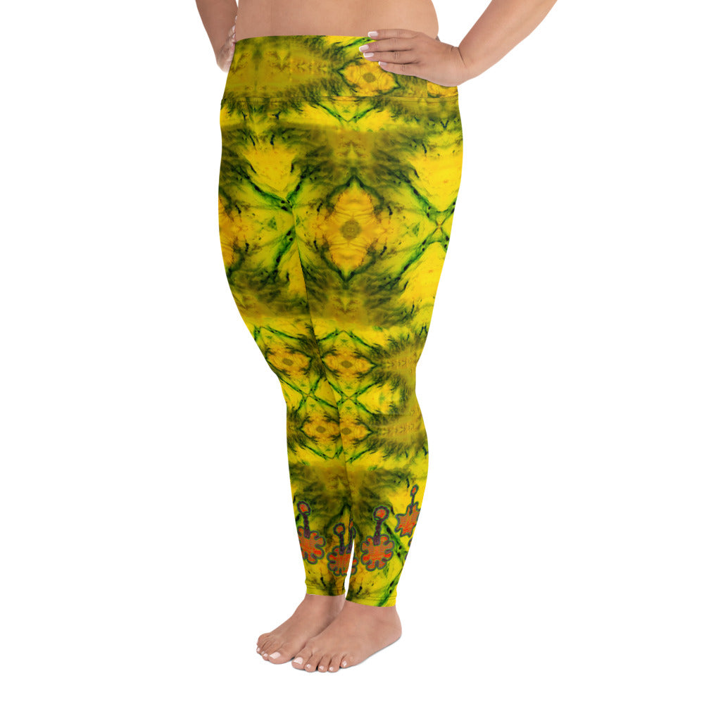 Leggings (Plus Size)(Grail Night Flower) RJSTH@Fabric#1 RJSTHs2020 RJS