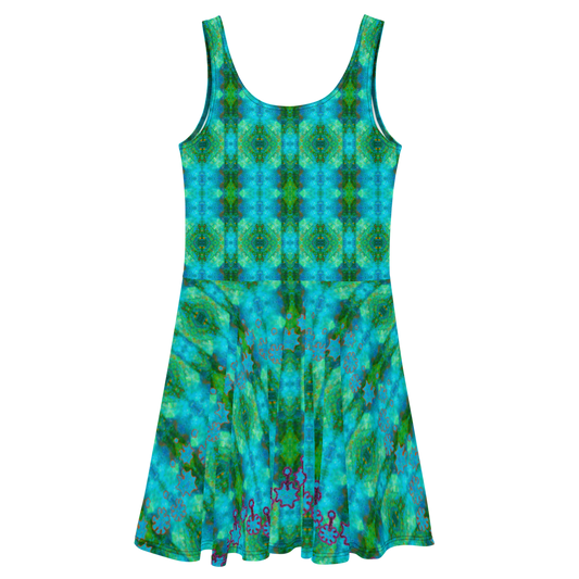 Fitted Skater Dress (Her/Muliebris)(Grail Night Flower) RJSTH@Fabric#11 RJSTHS2020 RJS