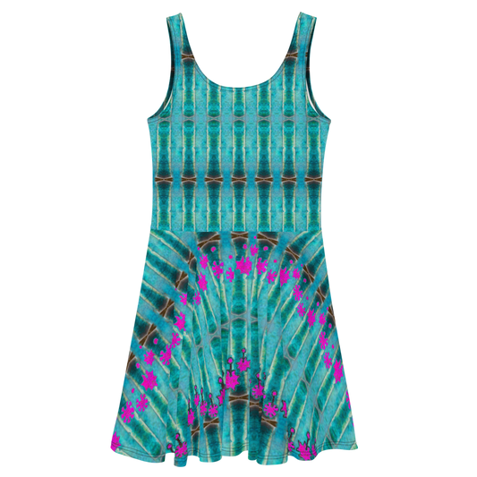 Fitted Skater Dress (Her/Muliebris)(Grail Night Flower) RJSTH@Fabric#8 RJSTHS2020 RJS