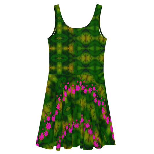 Fitted Skater Dress (Her/Muliebris)(Grail Night Flower) RJSTH@Fabric#7 RJSTHS2020 RJS