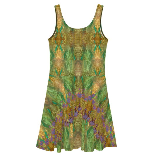 Fitted Skater Dress (Her/Muliebris)(Grail Night Flower) RJSTH@Fabric#6 RJSTHS2020 RJS