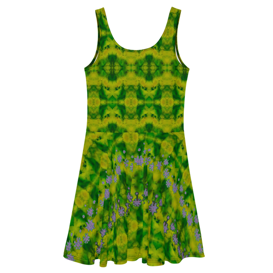 Fitted Skater Dress (Her/Muliebris)(Grail Night Flower) RJSTH@Fabric#5 RJSTHS2020 RJS