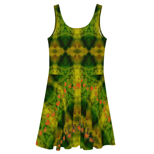 Fitted Skater Dress (Her/Muliebris)(Grail Night Flower) RJSTH@Fabric#3 RJSTHS2020 RJS