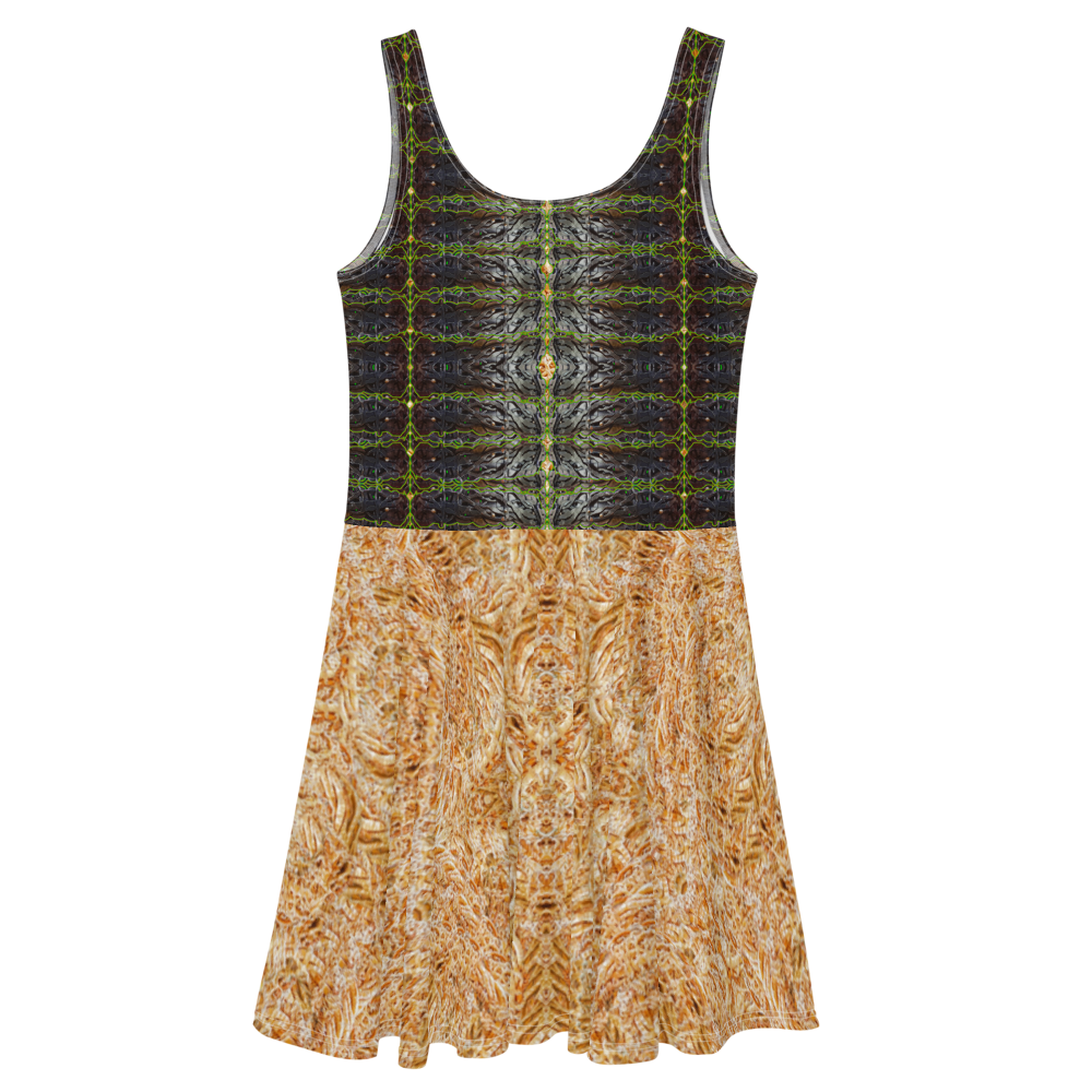Fitted Skater Dress (Her/Muliebris)(Rind#1 Tree Link Ouroboros Smith Fabric) RJSTHW2021 RJS