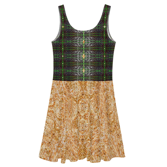 Fitted Skater Dress (Her/Muliebris)(Rind#3 Tree Link Ouroboros Smith Fabric) RJSTHW2021 RJS