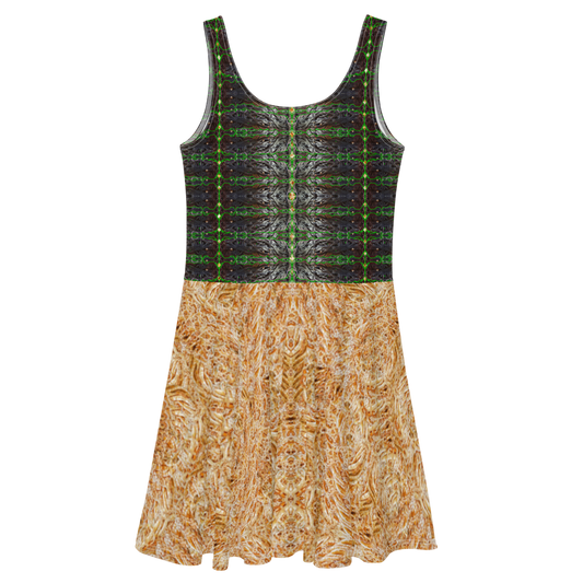 Fitted Skater Dress (Her/Muliebris)(Rind#5 Tree Link Ouroboros Smith Fabric) RJSTHW2021 RJS