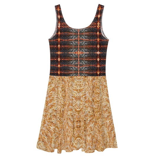 Fitted Skater Dress (Her/Muliebris)(Rind#6 Tree Link Ouroboros Smith Fabric) RJSTHW2021 RJS
