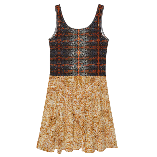 Fitted Skater Dress (Her/Muliebris)(Rind#7 Tree Link Ouroboros Smith Fabric) RJSTHW2021 RJS