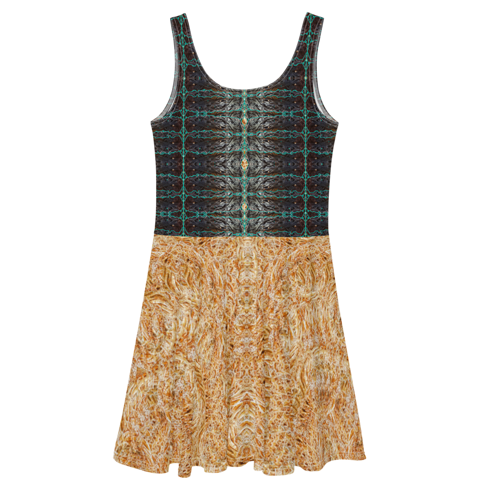 Fitted Skater Dress (Her/Muliebris)(Rind#8 Tree Link Ouroboros Smith Fabric) RJSTHW2021 RJS