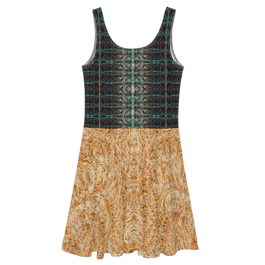 Fitted Skater Dress (Her/Muliebris)(Rind#8 Tree Link Ouroboros Smith Fabric) RJSTHW2021 RJS