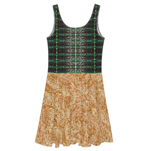 Fitted Skater Dress (Her/Muliebris)(Rind#10 Tree Link Ouroboros Smith Fabric) RJSTHW2021 RJS