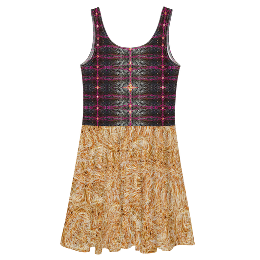 Fitted Skater Dress (Her/Muliebris)(Rind#11 Tree Link Ouroboros Smith Fabric) RJSTHW2021 RJS