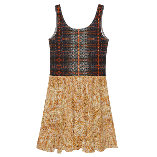 Fitted Skater Dress (Her/Muliebris)(Rind#12 Tree Link Ouroboros Smith Fabric) RJSTHW2021 RJS