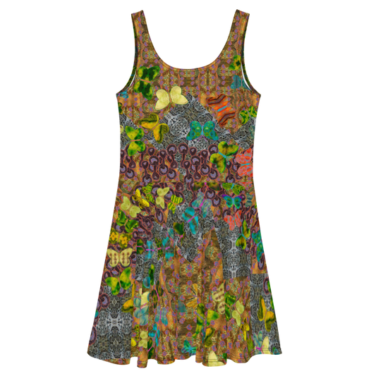 Fitted Skater Dress (Her/Muliebris)(Butterfly Glade, Shoal Solstice, GNHV8.6) RJSTH@Fabric#6 RJSTHw2021 RJS