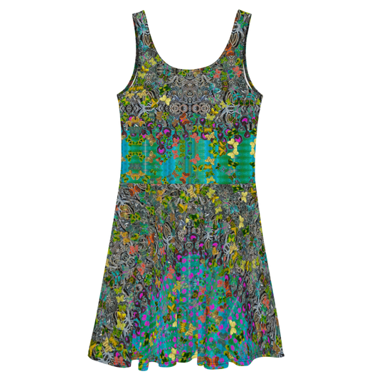 Fitted Skater Dress (Her/Muliebris)(Butterfly Glade, Shoal Solstice, GNHV8.8) RJSTH@Fabric#8 RJSTHw2021 RJS