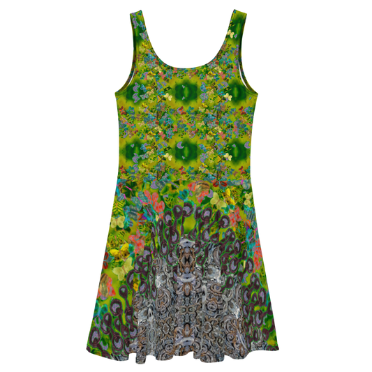 Fitted Skater Dress (Her/Muliebris)(Butterfly Glade, Shoal Solstice, GNHV8.5) RJSTH@Fabric#5 RJSTHw2021 RJS