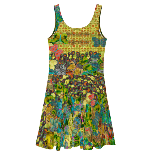 Fitted Skater Dress (Her/Muliebris)(Butterfly Glade, Shoal Solstice, GNHV8.2) RJSTH@Fabric#2 RJSTHw2021 RJS