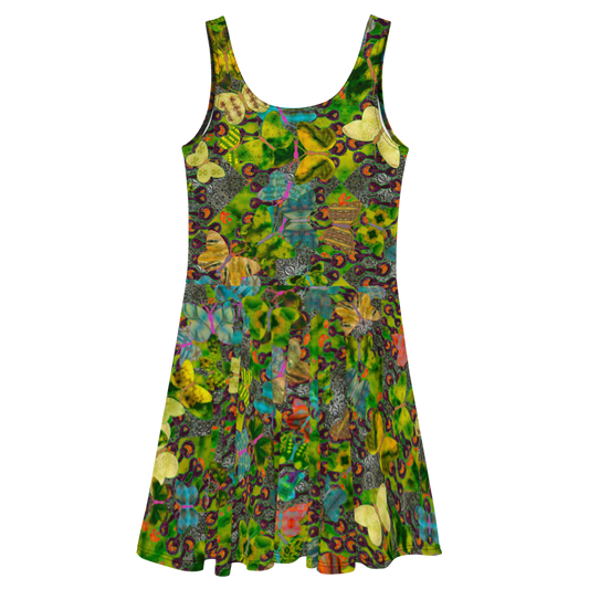 Fitted Skater Dress (Her/Muliebris)(Butterfly Glade, Shoal Solstice, GNHV8.3) RJSTH@Fabric#3 RJSTHw2021 RJS