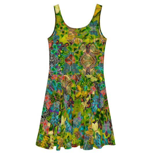 Fitted Skater Dress (Her/Muliebris)(Butterfly Glade, Shoal Solstice, GNHV8.3) RJSTH@Fabric#3 RJSTHw2021 RJS