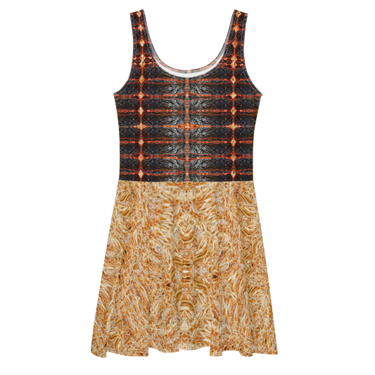 Fitted Skater Dress (Her/They)(Rind#6 Tree Link Ouroboros Smith Fabric) RJSTHW2021 RJS